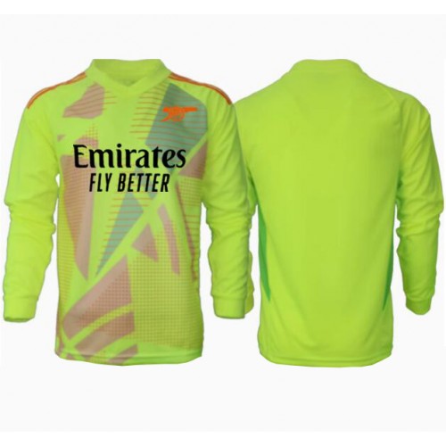 Fotbalové Dres Arsenal Brankářské Domácí 2024-25 Dlouhý Rukáv
